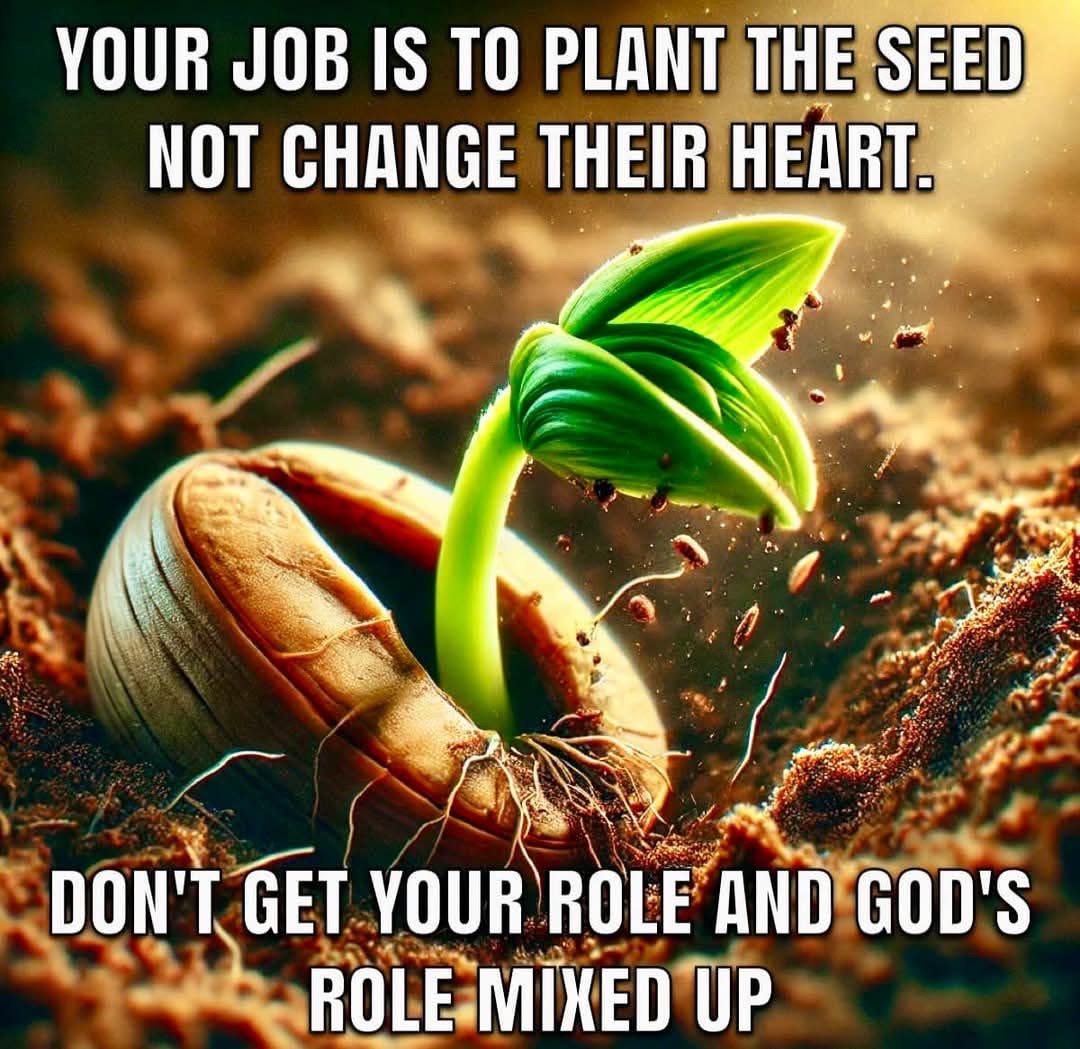 Sometimes your the Planter, not the Harvester