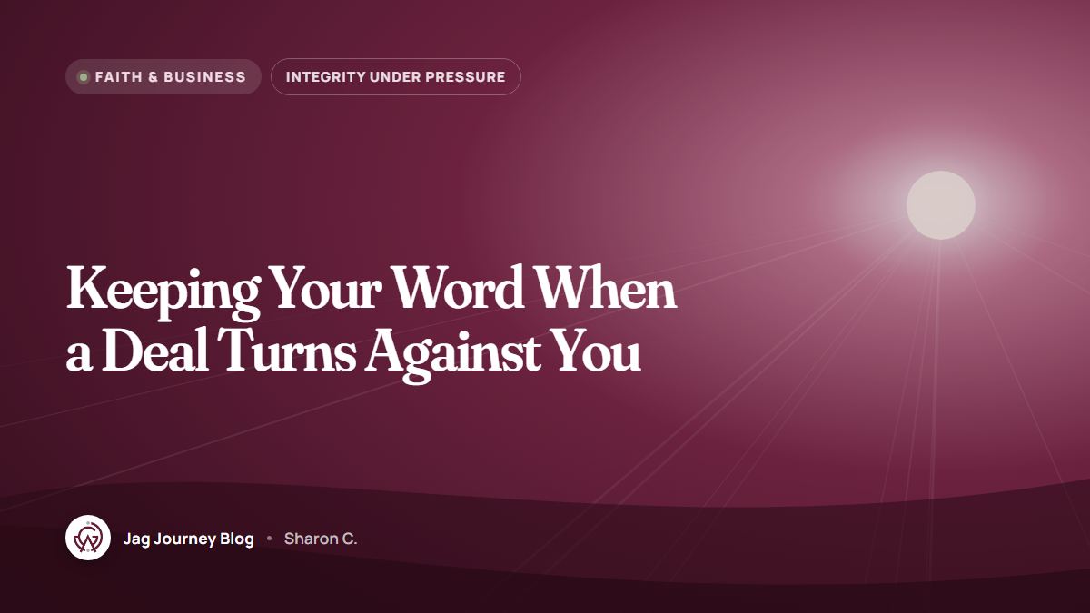 Keeping Your Word When a Deal Turns Against You