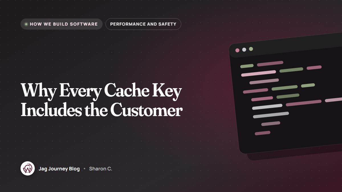 Why Every Cache Key Includes the Customer