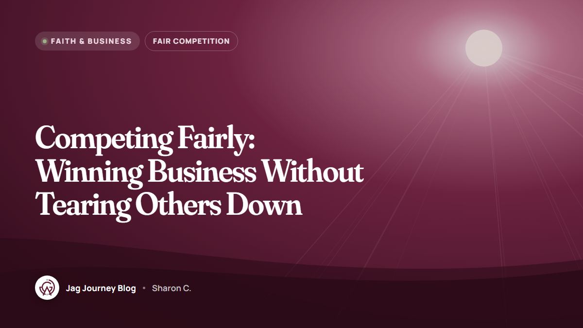 Competing Fairly: Winning Business Without Tearing Others Down