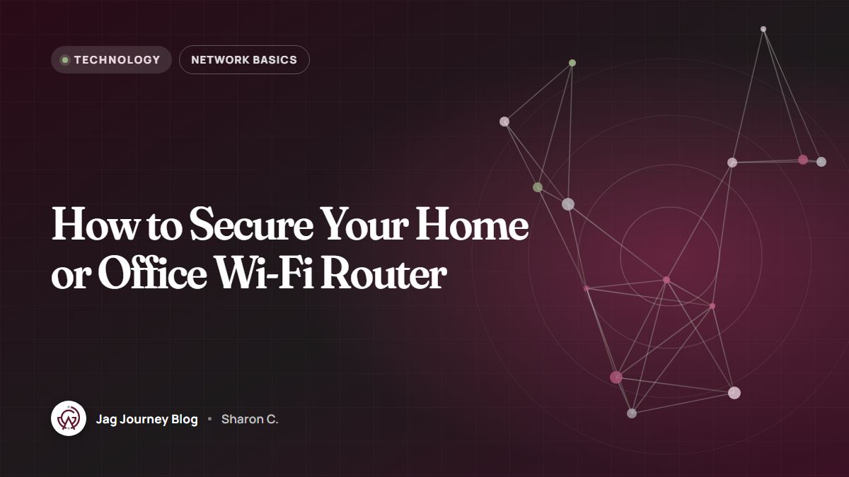 How to Secure Your Home or Office Wi-Fi Router