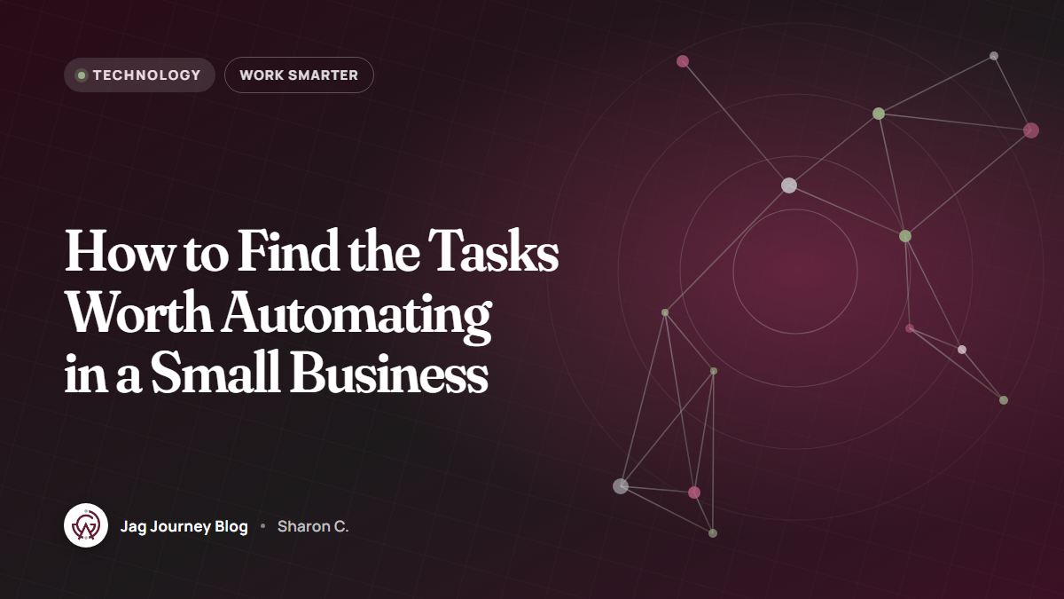How to Find the Tasks Worth Automating in a Small Business
