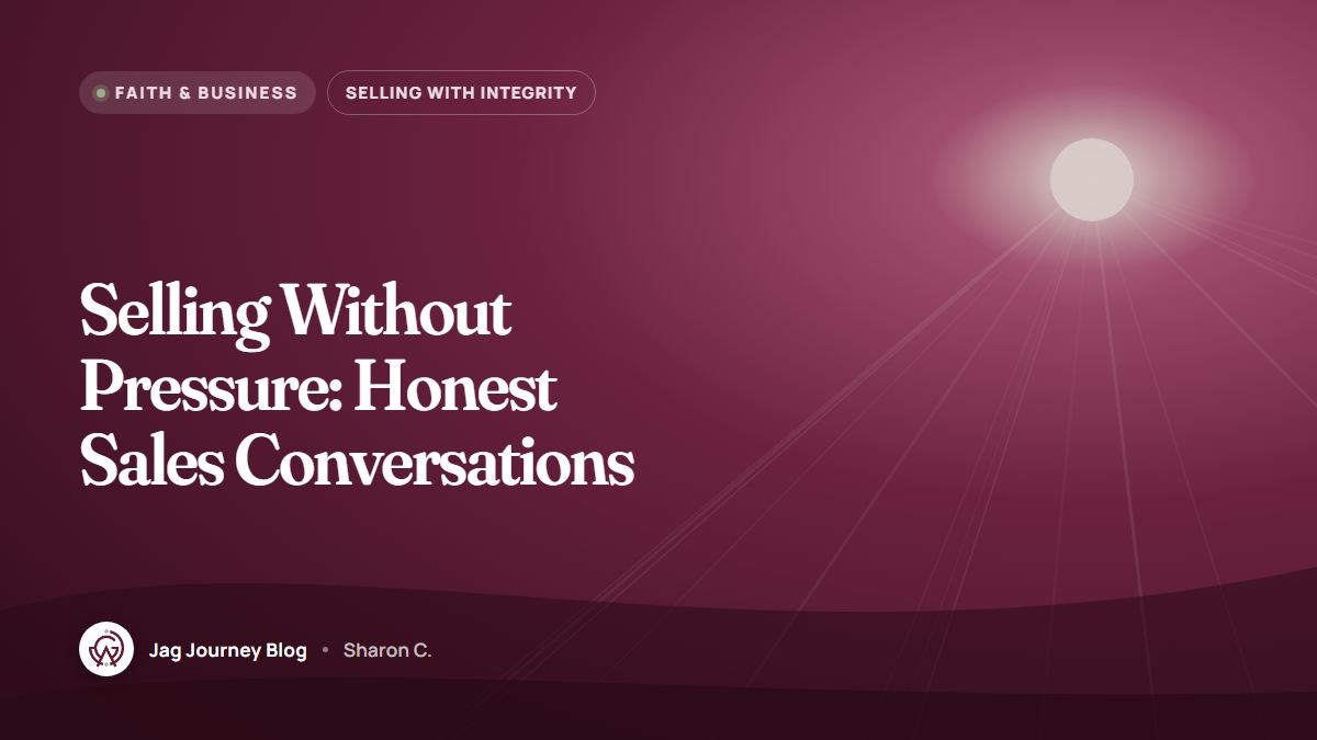Selling Without Pressure: Honest Sales Conversations