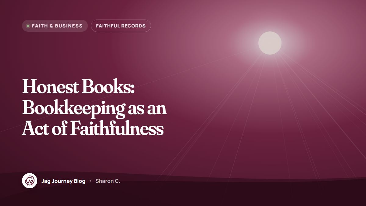 Honest Books: Bookkeeping as an Act of Faithfulness