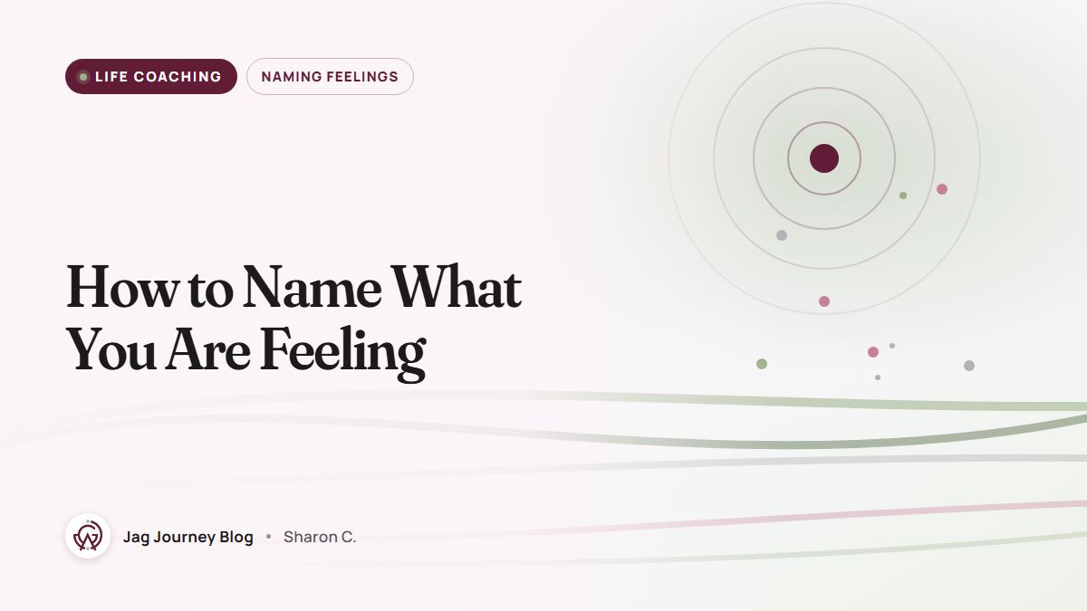 How to Name What You Are Feeling