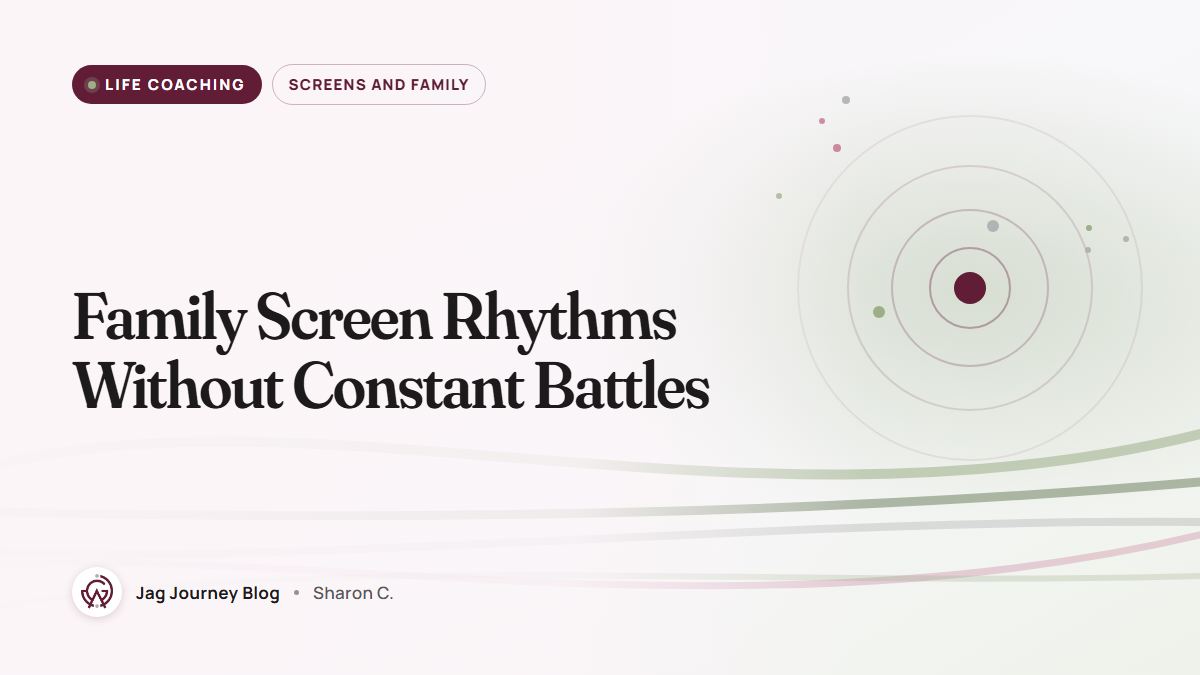 Family Screen Rhythms Without Constant Battles