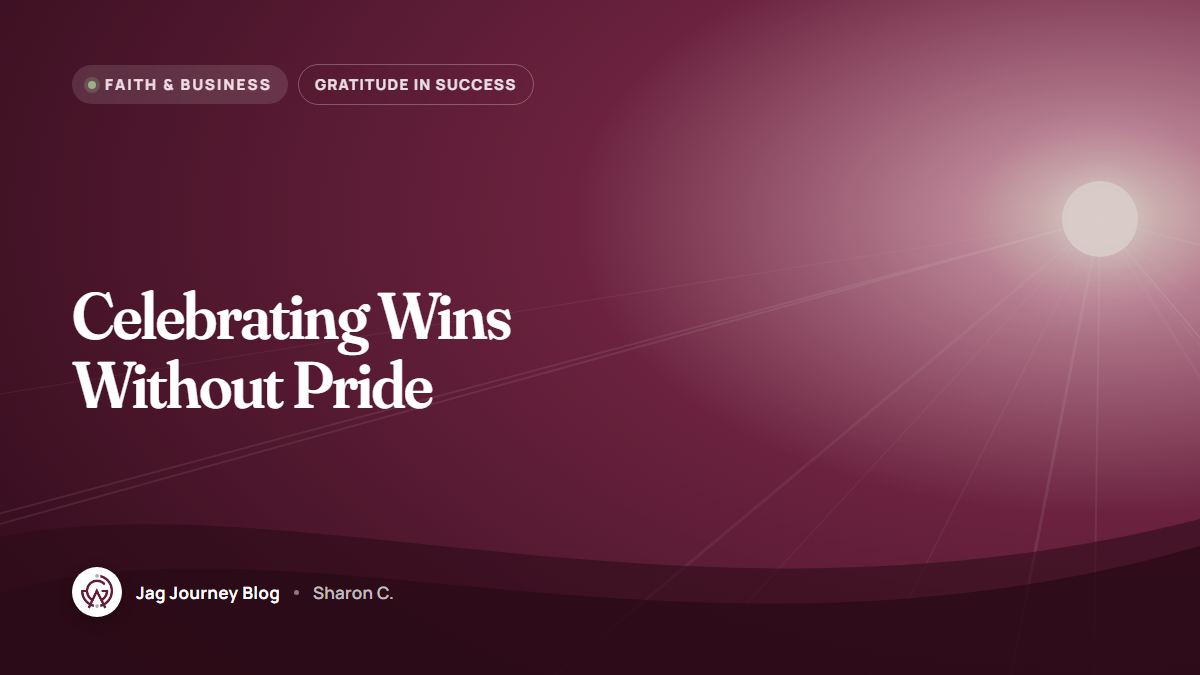 Celebrating Wins Without Pride