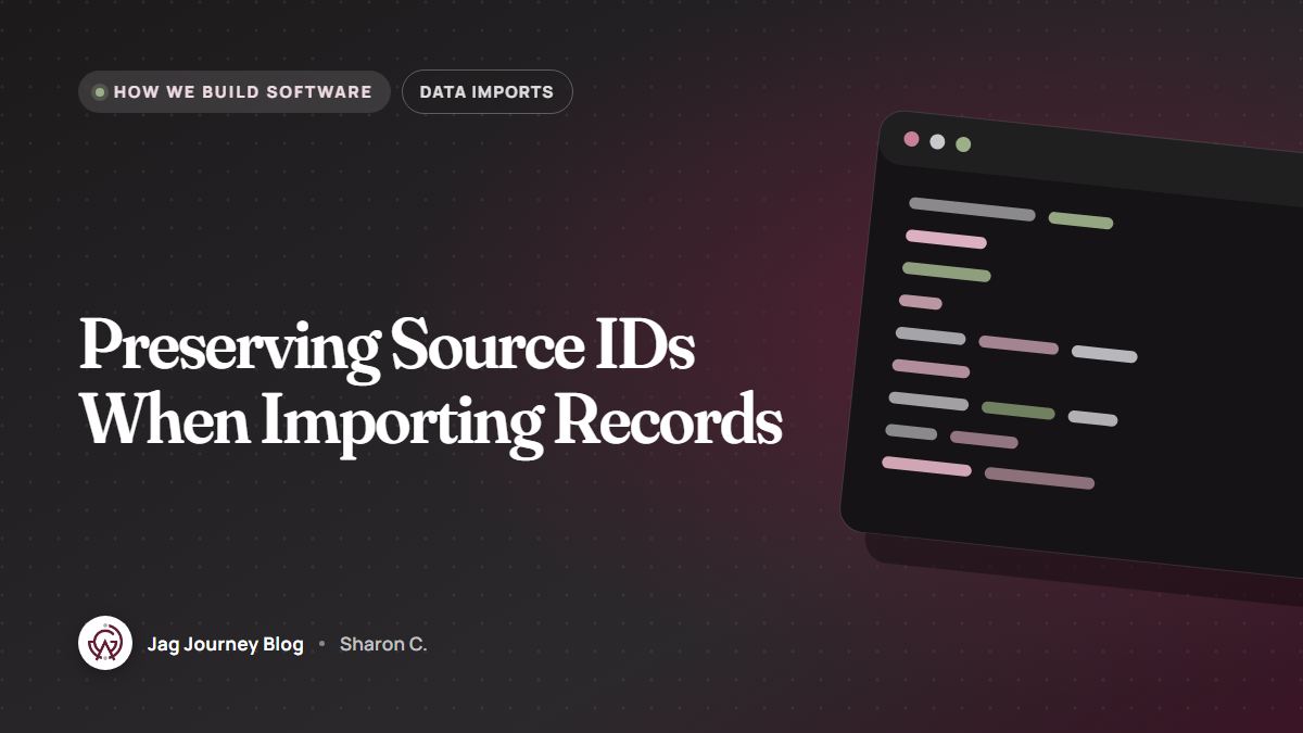 Preserving Source IDs When Importing Records