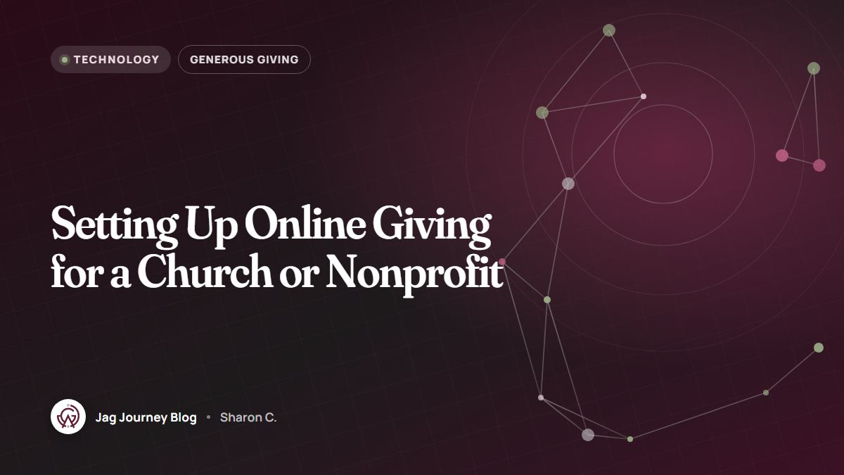 Setting Up Online Giving for a Church or Nonprofit