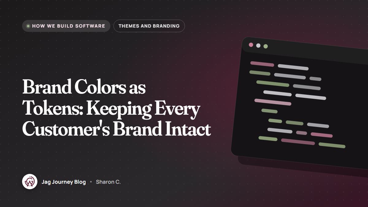 Brand Colors as Tokens: Keeping Every Customer's Brand Intact