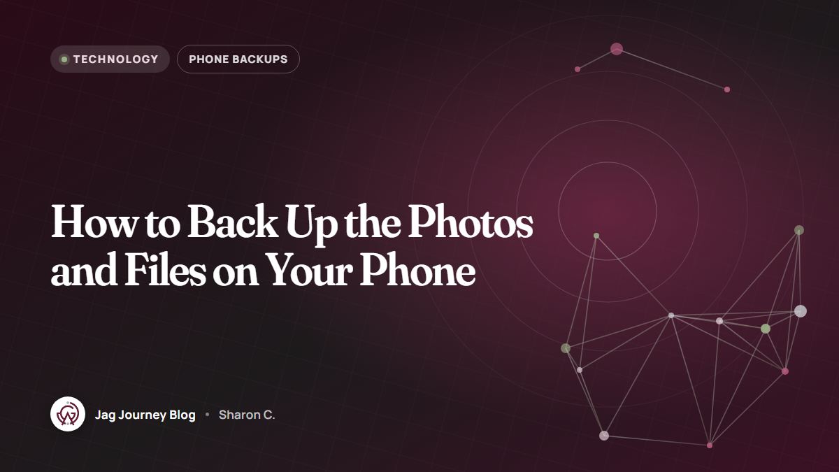 How to Back Up the Photos and Files on Your Phone