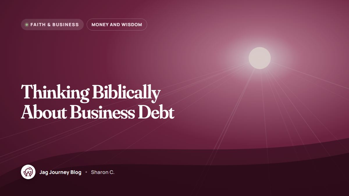 Thinking Biblically About Business Debt